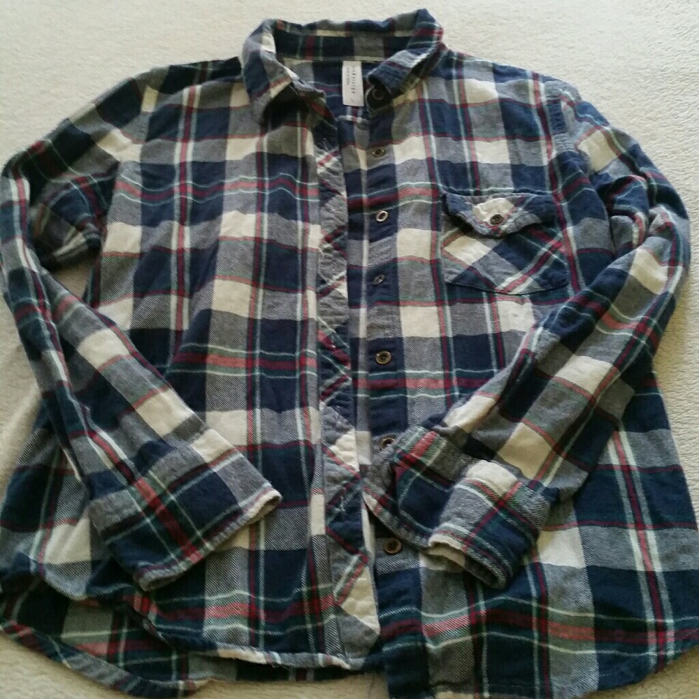 Plaid button up